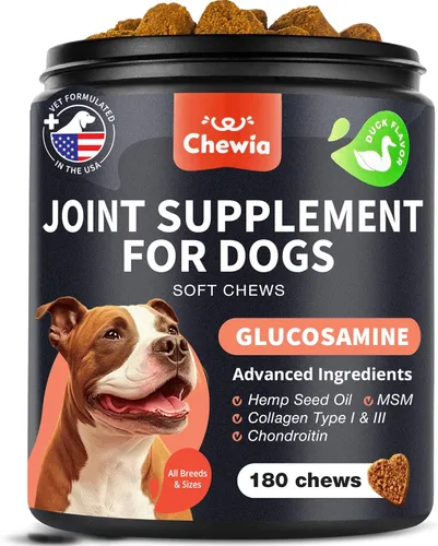 Vista 13 de Masticables calmantes para el alivio de la ansiedad de los perros, masticables suaves para perros, melatonina, extracto de manzanilla, raíz