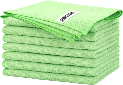 Vista 20 de FIXSMITH Paquete de 400 toallas multifuncionales, paños de limpieza de microfibra de 12 x 16 pulgadas, trapos de limpieza altamente absorbentes