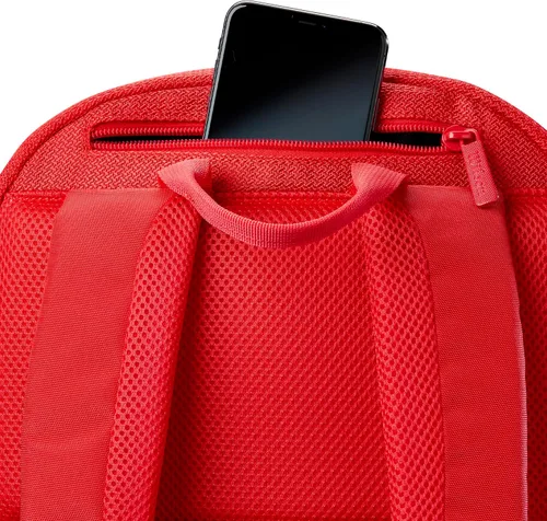 Vista 3 de WILSON Tour Padel Mochila - Capacidad para 1 pala de pádel, rojo/blanco