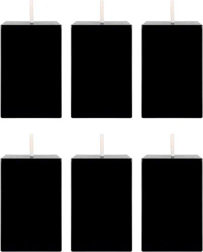 Vista 25 de Mega Candles 1 vela cuadrada rosa sin perfume, velas de cera de primera calidad vertidas a mano de 2 x 3 pulgadas, decoración del hogar, recepciones