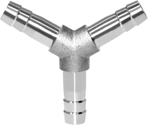 Beduan Acero inoxidable 1" manguera Barb 3 vías Y en forma de Unión Home Brew Fitting