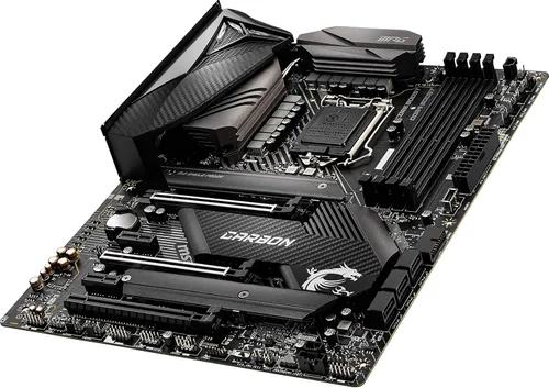 Vista 12 de MSI MPG Z490 - Placa base para juegos WiFi de carbono