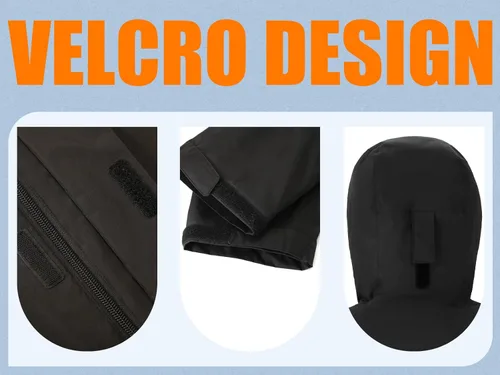 Vista 5 de Rizzon Traje de lluvia de pesca para hombre, impermeable, chaqueta de lluvia, pantalones con capucha, equipo de clima sucio