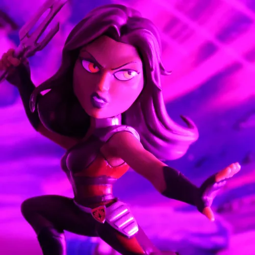 Vista 2 de The Loyal Subjects Marvel Gamora SUPERAMA, multicolor, estándar