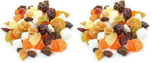 Vista 6 de Oregon Farm Fresh Snacks Mezcla de frutas secas – Mezcla de aperitivos con arándanos secos, coco, mango y pasas – Snacks saludables para adultos