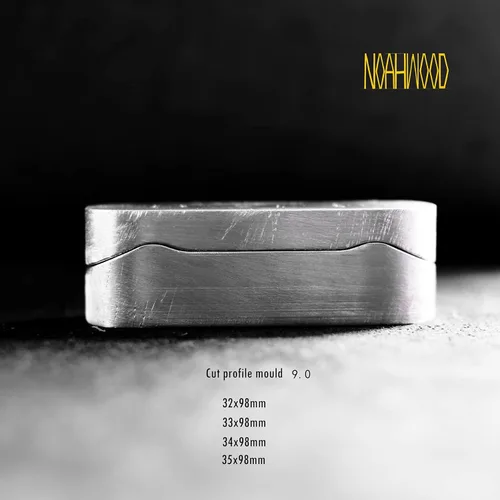 Vista 7 de NOAHWOOD Tabla de diapasones (1.346x3.819 in 5-capa de madera de arce hecho a mano por NW11sMolds)+2 piezas de cinta de agarre (color)