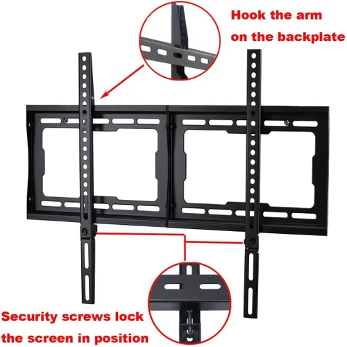 Vista 5 de VideoSecu Soporte de pared para TV ultra delgado para VIZIO M492i-B2 E500D-A0 E500i-B1 M502I-B1 P502ui-B1E P502ui-B1 E550i-B2 M552i-B2 P552UI-B2
