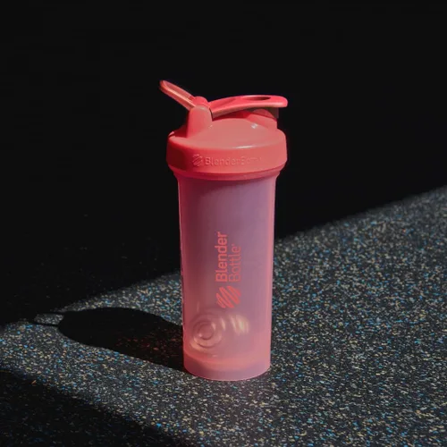 Vista 6 de BlenderBottle Classic V2 - Botella mezcladora perfecta para batidos de proteínas y antes del entrenamiento, 28 onzas (paquete de 2), rosa y morado