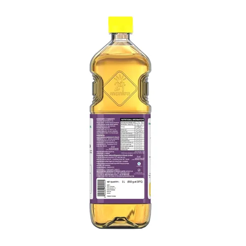 Vista 2 de 24 Mantra Aceite de cacahuete sin refinar/Moongphali Ka Tel- 100% orgánico Doble filtrado Prensado a expulsor
