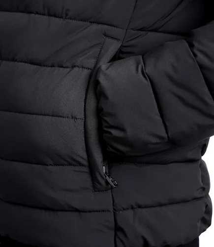 Vista 9 de Calvin Klein Abrigo acolchado con cremallera completa para hombre Negro