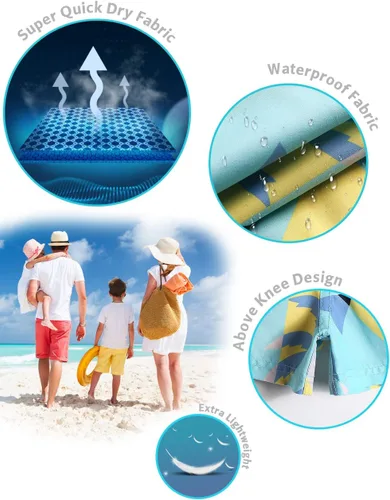 Vista 4 de maamgic - Traje de baño de pantalones cortos, para niños, bebés, niños pequeños