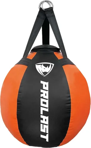 Vista 8 de PROLAST Wrecking Ball Heavy Punching Bag for Adults, Hook and Uppercut, Body Snatcher, Boxing, MMA, Muay Thai Training Equipment, Filled