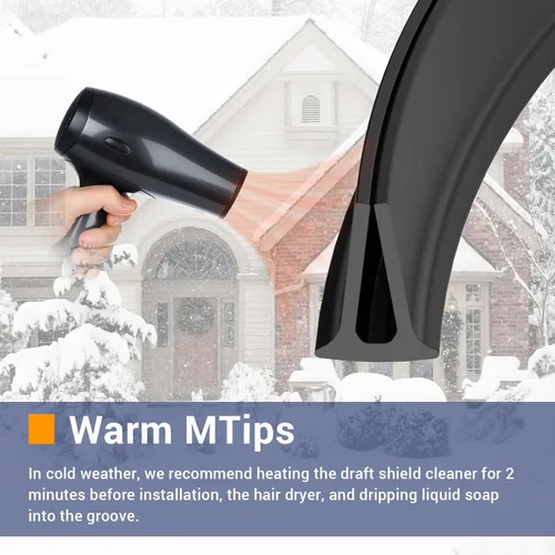 Vista 7 de Reemplazo de Burlete de Puerta de Tormenta para Larson & Pella Burlete Expansor de Puerta de Tormenta, CH9030501 Burlete para Ensamblaje de Burlete