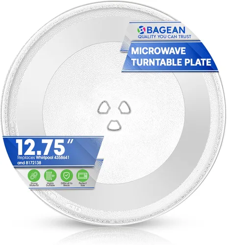 Vista 7 de Reemplazo de plato para microondas de 12" W10337247 W11367904 para microondas Whirlpool - Plato giratorio de vidrio para horno microondas - Plato