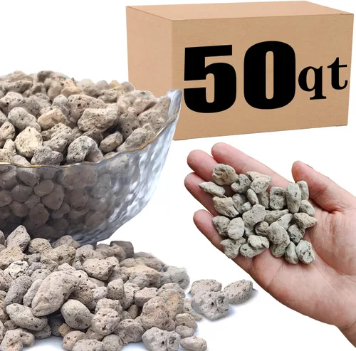 Vista 16 de Piedra pómez hortícola para plantas tamizada profesional (8 cuartos de galón, 1/2 pulgada)