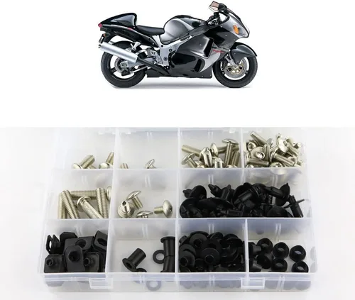 Vista 10 de Xitomer Juego Completo de Tornillos de Carenado, Compatible con GSX1300R HAYABUSA 1999 2000 2001 2002 2003 2004 2005 2006 2007, Kits de Montaje