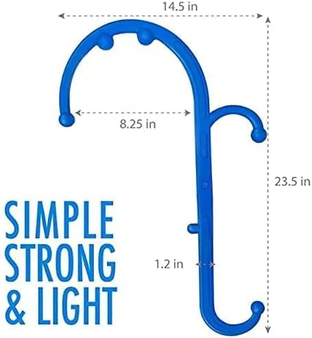Vista 2 de Mount Plus MP005 - Herramienta de mano para masajeador de espalda, masajeador de espalda y cuello, herramienta de automasaje para terapia de puntos