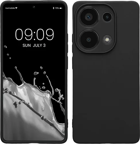 Vista 79 de kwmobile Funda compatible con Xiaomi Redmi Note 9S / 9 Pro / 9 Pro Max - Funda protectora de silicona TPU suave y delgada - Negro mate