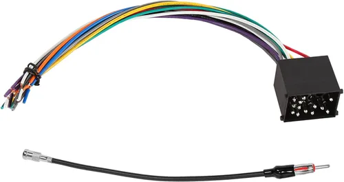 RED WOLF Radio Stereo Wire Harness + Antenna Adapter Connector Plug Kit Replacement for BMW 1988-2002 528i/E46/325/323/328i/5/3