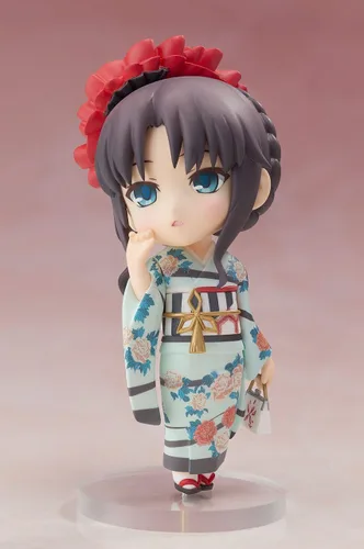 Vista 3 de Aniplex Fate/Stay Night Chara Forme Estatua de PVC Rin Tohsaka Kimono Versión 3.9 in