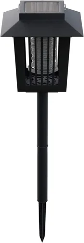 Pure Garden Energía solar UV Led Light - Negro