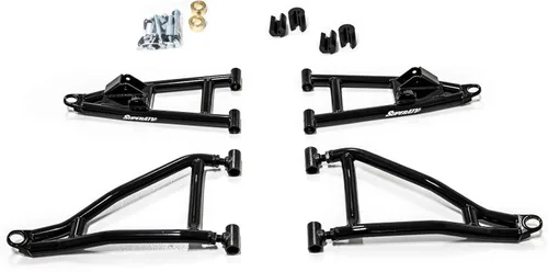 Vista 7 de SuperATV Brazos A de desplazamiento delantero de 2 pulgadas para Polaris Ranger XP 1000 2021-2022 / Crew -Ver ajuste Compatible con neumáticos