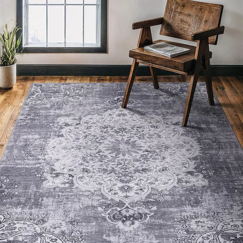 Vista 41 de CAMILSON Alfombras modernas de lujo con diamantes abstractos de 5 x 7 pies, suave, resistente a las manchas, fácil limpieza, no desprende pelo