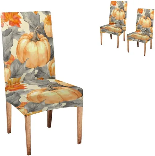 Vista 71 de CAPSCEOLL - Juego de 2 fundas para sillas elásticas, extraíbles y lavables, fundas para sillas Parson para sala de estar, comedor, cocina