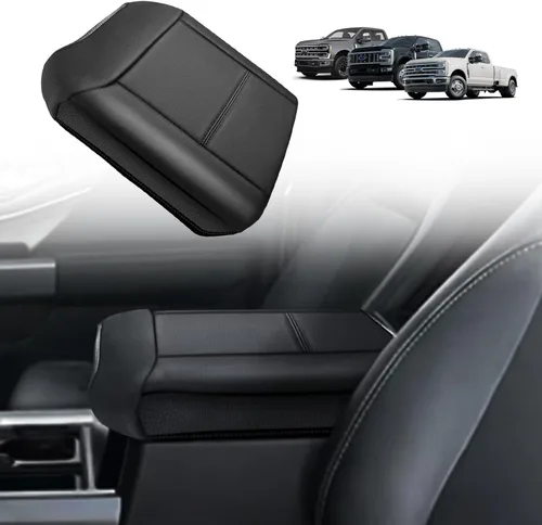 Vista 80 de Muslogy Funda para reposabrazos de consola central apta para Chevy Silverado/Tahoe y GMC Sierra/Yukon 2007-2013, cómoda almohadilla