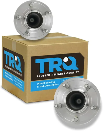 Vista 157 de TRQ Conjunto de rodamiento y cubo de rueda delantera de 2 piezas compatible con Chevrolet Trailblazer 02-09, Trailblazer EXT 02-06, GMC Envoy 02-09