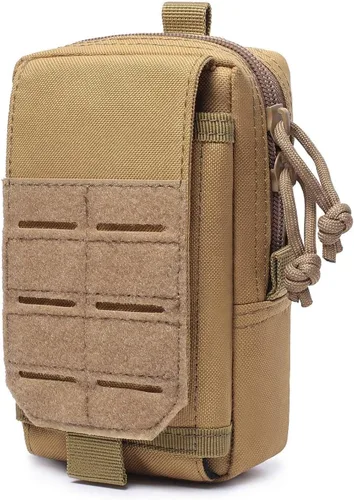 Bolsa táctica Molle EDC, bolsa para teléfono celular Molle, bolsas de utilidad, organizador de dispositivos, soporte para teléfono, paquete de