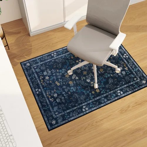 Vista 72 de Tapete para silla de oficina para suelo de madera dura, 48"x36" tapete protector de escritorio de computadora de fácil deslizamiento para silla