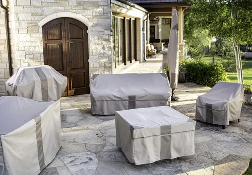 Vista 6 de Modern Leisure Monterey - Funda para silla de patio con asiento profundo, tela resistente a la intemperie, protección de muebles de exterior