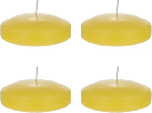 Vista 12 de Mega Candles 4 velas flotantes perfumadas de citronela, vela de cera vertida a mano de 2 pulgadas de diámetro, ideal para uso en interiores