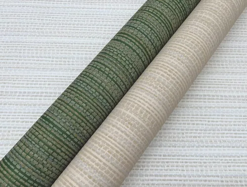 Vista 6 de Erin & Ben Co. PSW1449RL - Papel tapiz para despegar y pegar con textura de garrapatas de trigo, color beige