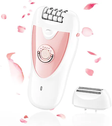 Epilator for Women,2 in 1 Hair Removal for Women Face,Rechargeable Hair Remover Device Smooth Glide Epilator for Bikini, Face, Arm, Legs,