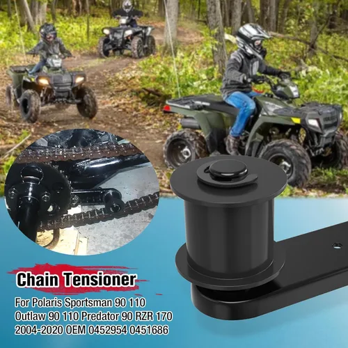 Vista 4 de Tensor de cadena para Polaris Sportsman 90 110 Outlaw 90 110 Predator 90 RZR 170 2004-2020 OEM 0452954 0451686