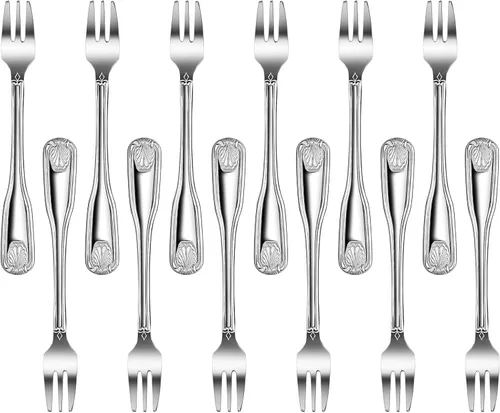 Vista 21 de New Star Foodservice 58260 - Cuchara de servir de acero inoxidable 18/0, diseño de concha, 21.3 cm, juego de 12