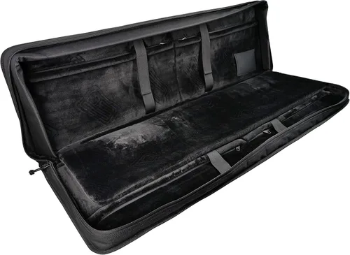 Vista 4 de Evolution Outdoor Estuche táctico para rifle – Construcción de EVA mate, equipo táctico, funda de rifle suave, forro polar, funda negra para armas