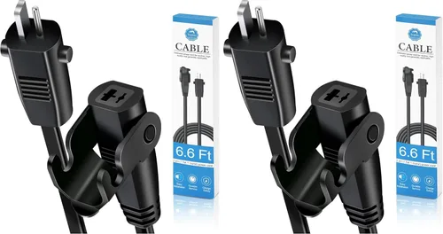 Vista 10 de Sopito Cable de extensión de repuesto para sillón reclinable de 6.6 pies (6.6 ft) para silla elevadora o sillón reclinable, cable de alimentación