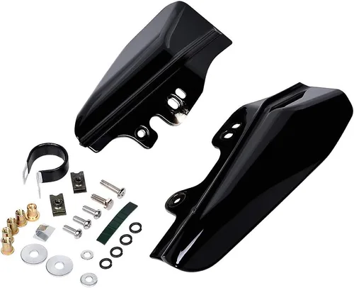 Vista 4 de Astra Depot Deflector de aire de marco medio compatible con Harley Touring Electra Glide Road King 2001-2008