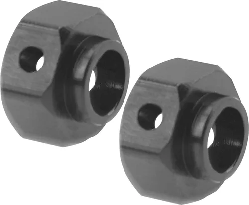 Vista 4 de ShareGoo - Extensión de cubo hexagonal de aluminio RC de 0.472 pulgadas, espaciadores de desplazamiento de 0.236 in compatible con Traxxas TRX4 TRX6