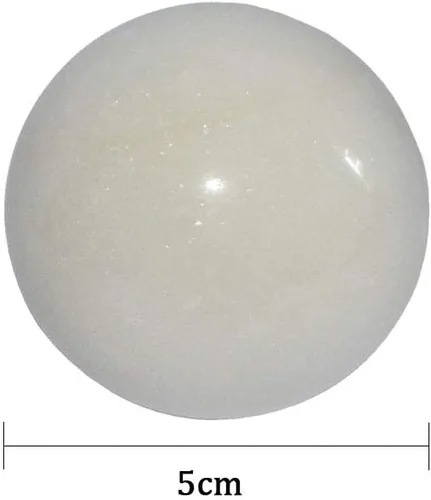 Vista 2 de Bolas de mano de 2.0 in, pelotas de estrés para ejercicio de salud, color blanco, mármol natural, bolas de regalo