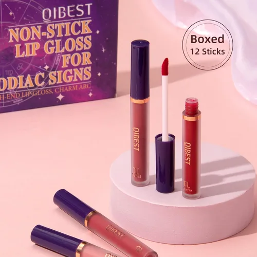 Vista 8 de BestLand Kit de maquillaje de labios mate de 12 piezas, lápiz labial líquido aterciopelado, impermeable, de larga duración, duradero, signos