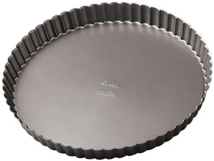 Vista 4 de Wilton Excelle Elite - Sartén antiadherente para quiche y tartas con fondo extraíble, 9 pulgadas, acero