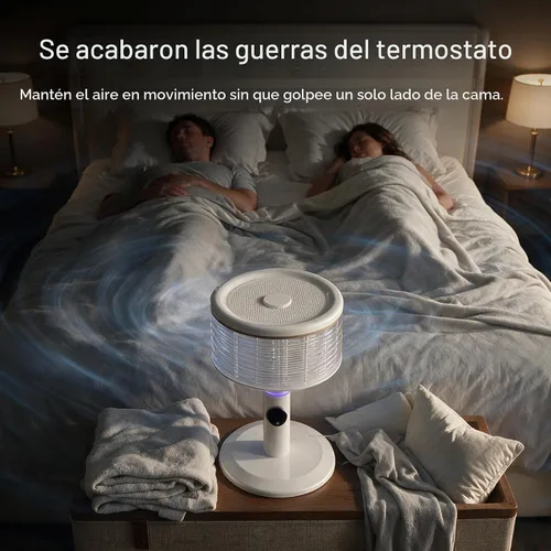 Vista 5 de Spin360 Ventilador, brisa suave, circulador de aire ventilador de tamaño Blanco