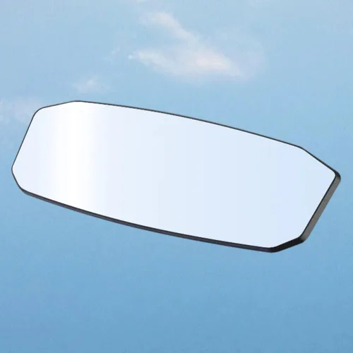 Vista 7 de Espejo retrovisor para automóvil, espejo retrovisor convexo de gran angular con clip interior de 12 pulgadas, accesorios para automóvil, espejo