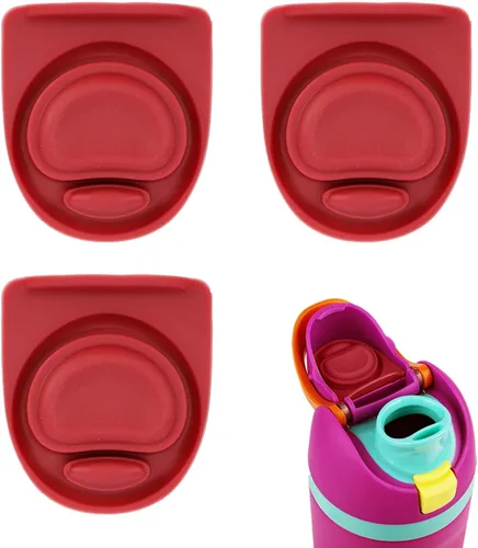 Vista 7 de 3 tapones de repuesto compatibles con Owala FreeSip de 24 onzas, 32 onzas Rosa