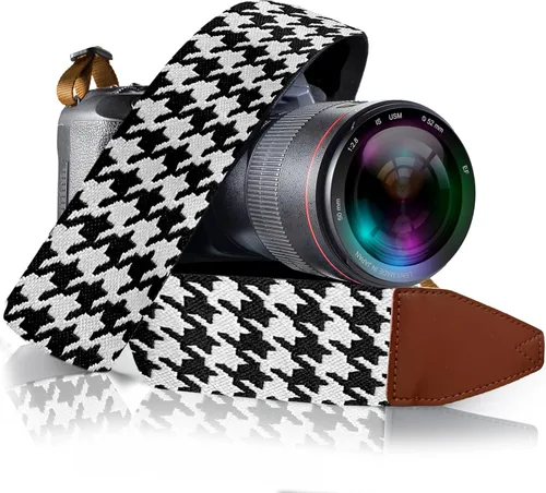 Vista 78 de Art Tribute Camera Strap for All DSLR and Mirrorless Cameras. Add Your Name Or Initials Make It a Personalized Gift