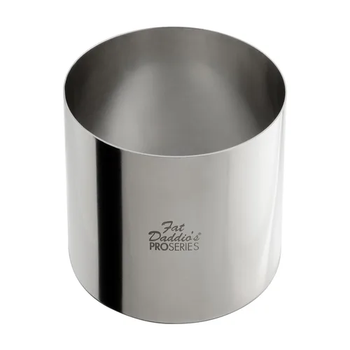 Vista 27 de Fat Daddio's anillos de pastelería y molde redondo para tortas de acero inoxidable, Plateado
